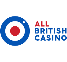 All British Casino logo: a blue, white and red roundel beside the brand name
